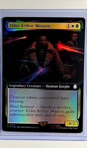 2024 MTG Magic the Gathering Fallout Extended Art Foil #413 Elder Arthur Maxson - Picture 1 of 2