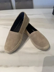 Saint Laurent Suede Espadrilles Sz 38 Beige - Picture 1 of 14