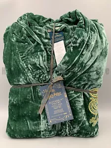 Pottery Barn Teen Harry Potter™ Slytherin House Velvet Robe Large XL Green #9936 - Picture 1 of 7