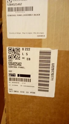 5304525462 CONTROL PANEL Frigidaire - Image 1 of 2