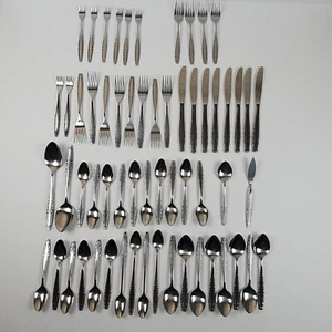 Oneida Northland Stainless Steel Flatware Lot Of 60 Pieces Serveware Utensils - Picture 1 of 10