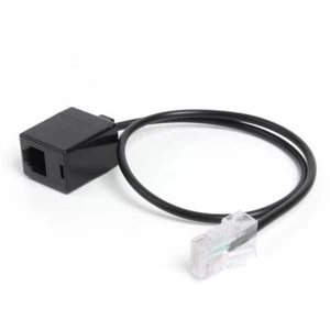 Ethernet RJ45 8P8C Stecker auf RJ11 6P4C Buchse Adapter Audiokabel für Headset - Afbeelding 1 van 11