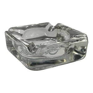Thick, Clear Glass Ashtray from GRAND-HOTEL NURNBERG (Nuremberg) Germany, 3x3 in - Picture 1 of 7