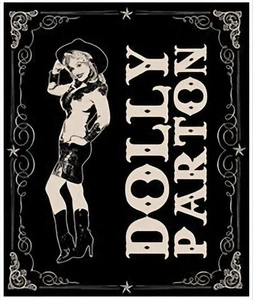 Dolly Parton Fleece Blanket - Ex Official Tour Merchandise 2014/2015 - Dollywood - Picture 1 of 2