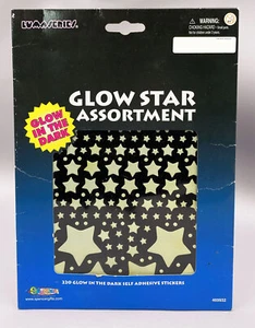 LumaSeries GLOW STAR Assortment 220 Glow in the Dark Stickers - Picture 1 of 1