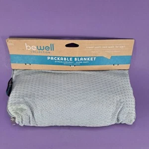 Lewis N. Clark Packable Travel Blanket NEW Hypoallergenic Ultra Soft Comfort - Picture 1 of 7