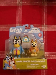 Bluey & Friends Bingo Work Bandit 2 FigurePack 2,5" Gelenkfiguren NEU 2020 - Bild 1 von 4
