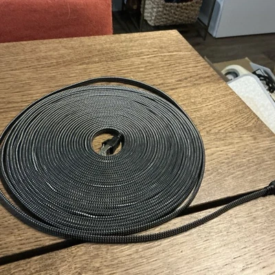 Ethernet Cable 50Ft, Cat 8 Nylon Braided High Speed Flat Internet Network LAN... - Image 1 of 4