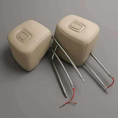 2008-2010 BMW E60 E61 550i 528i 550i 535i (Active Seat Headrest) Set 2 ,Comfort - Image 1 of 4