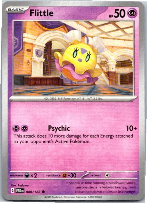 Flittle #080/182 Pokemon SV04: Paradox Rift Near Mint or Better - Image 1 of 1