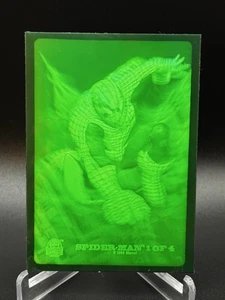 Raro Holograma Fleer Marvel Universe Serie V 1994 3D #1 de 4 Spider-Man - Imagen 1 de 4