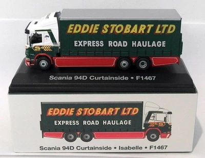 Atlas 1/76 Scale 4 649 112 - Scania 94D Curtainside Isabelle - Eddie Stobart Ltd - Image 1 of 2