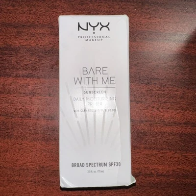 NYX Bare With Me Daily Moisturizing Primer 2.5 fl oz SPF 30 Sunscreen - Image 1 of 2