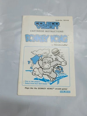 Donkey Kong (Colecovision) Booklet / Manual Only - Image 1 of 2