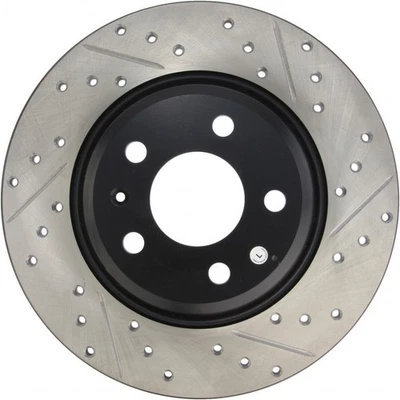 StopTech For Audi A4 2009-2020 Brake Rotor Drilled & Slotted Rear Driver Side — 第 1/4 张图片