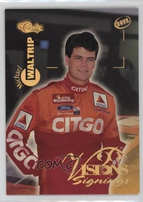 1996 Classic Visions Signings Michael Waltrip #93 - Image 1 of 2