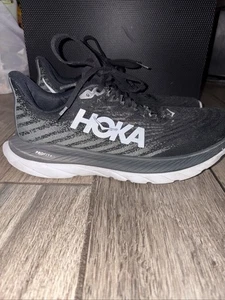 Scarpe sneakers comode Hoka One One Mach 5 donna 8,5 nere a rete corsa passeggio - Foto 1 di 6