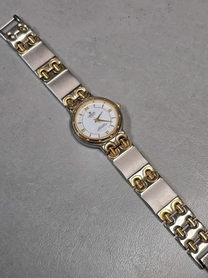 RELOJ PULSERA CROTON SEÑORA CUARZO, ACERO Y ORO, TAMAÑO MÁXIMO 6,5 PULGADAS, ¡FUNCIONA!! Foto 1 de 4
