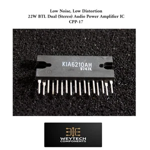 KIA6210AH 22W BTL Low Noise Distortion Audio Power Amplifier IC CPP-17 - Picture 1 of 1