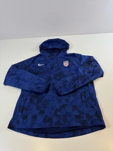 USA Fußball Windbreaker Jacke Hoodie XL blau USMNT Nike Herren Olympiade - Bild 1 von 12