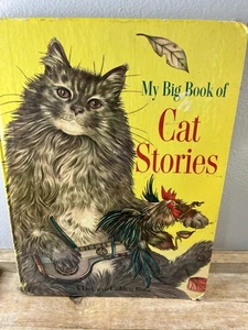 Vintage1967 My Big Book of Cat Stories Illus Adrienne Segur De Luxe Golden Book - Imagen 1 de 16