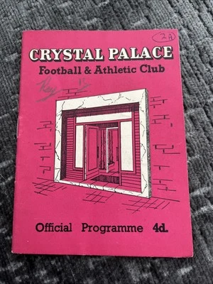 (B) Fourth Division Crystal Palace v Hartlepools 1.10.1958 - Image 1 of 2