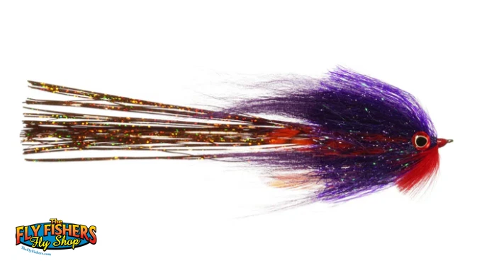 Mosca de pesca almizclera Jared's Outlaw - Moscas de lluvia - #3/0 púrpura Foto 1 de 1