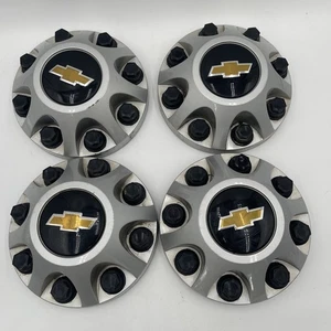 2011 - 2021 Chevrolet Silverado HD 2500 3500 Silver OEM Center Set Of 4 9597819 - Picture 1 of 6