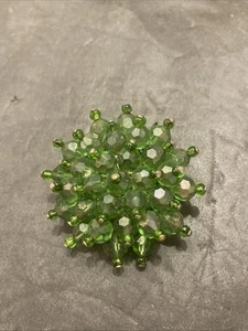 Vintage Brooch COKE BOTTLE GLASS Costume Jewelry Heaven Nv - Picture 1 of 8