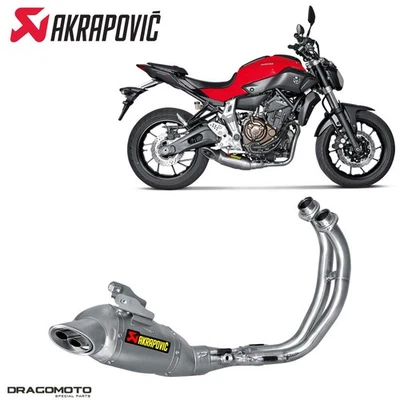 Sistema de escape YAMAHA FZ-07 700 2015-2016 EJE AKRAPOVIC S-Y7R1 Foto 1 de 4