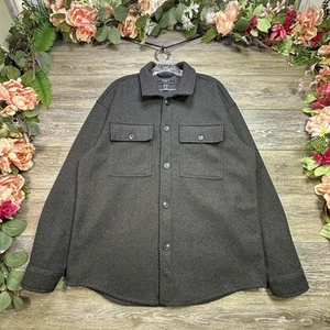 Flannel Jacket Size Medium Relaxed Men’s Thicker Shirt Shacket Forever 21 Button - Picture 1 of 16
