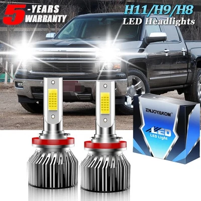 Faros LED de haz bajo H11/H9/H8 para Chevrolet Silverado 2500 2012-2018 Foto 1 de 4