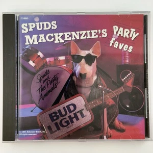 Spuds MacKenzie's Party Faves CD Bud Light 1988 Rare OOP VG+ - Picture 1 of 3
