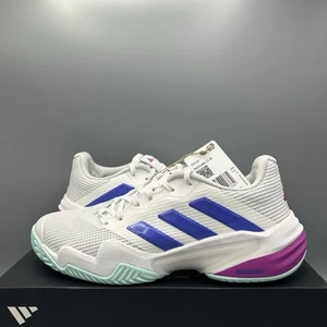 Adidas Barricade 13 White Blue Tennis Court Shoes UK 6 EU 39 US 7.5 New IF9130 - Picture 1 of 11