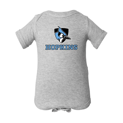 Venley Official NCAA Johns Hopkins Blue Jays Baby Short Sleeve One Piece Cover