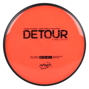 MVP Disc Golf James Conrad Signature Neutron Detour Midrange 5/5/-2/1 - Choose - Picture 1 of 34