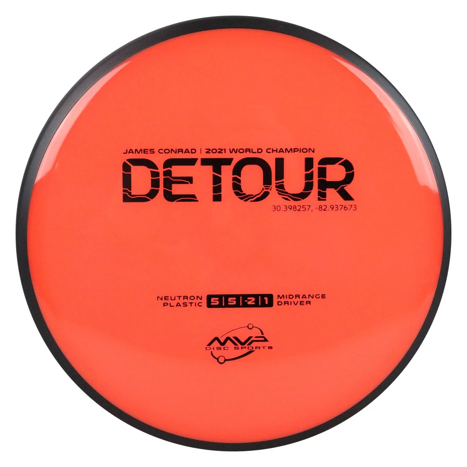 MVP Disc Golf James Conrad Signature Neutron Detour Midrange 5/5/-2/1 - Choose - Image 1 of 1