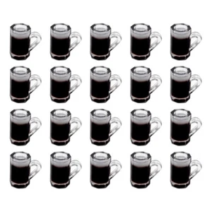 20 Pcs Mini-Bierkrug Miniaturbecher Für Puppenhaus Puppenhaus-Miniaturbecher - Picture 1 of 12