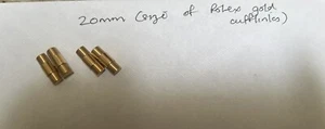 Rolex Swiss President Curved Links Cufflinks In 18Kt Yellow Gold - Picture 1 of 8