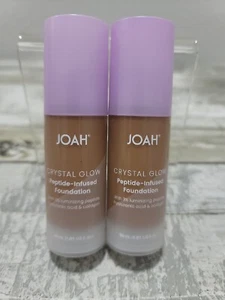 2X Joah Crystal Glow Peptide-Infused Foundation + Primer - Deep - DW010 - Picture 1 of 5