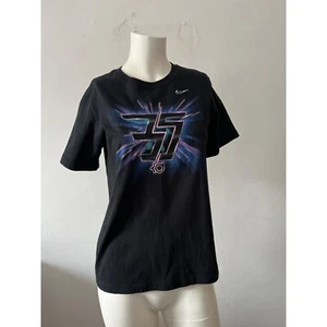 Nike Dri-fit Kevin Durant Short sleeve tee Size M black purple graphic starburst - Picture 1 of 7