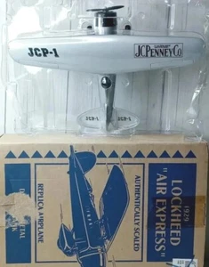 LOCKHEED JCP 1 AIR EXPRESS ERTL BI-PLANE DIECAST Airplane OPEN BOX NEW - Picture 1 of 11