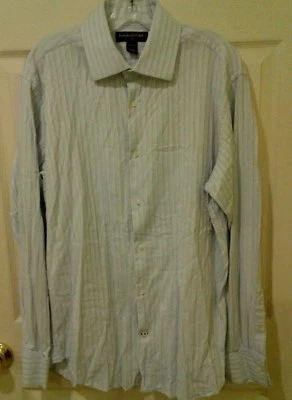 Banana Republic Dress Shirt 16/16.5 100% Cotton Large Light Blue Flench Cuff FS! - Image 1 of 4