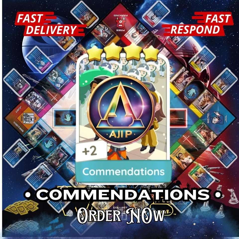 Commendations 4 Stars Sticker - Star Wars Album Set 11 ⚡⚡ fast delivery ⚡⚡ - Image 1 of 1
