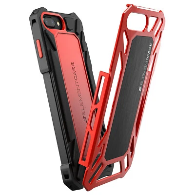 Element Case ROLL CAGE Tough Rugged Cover for Apple iPhone 7 Plus & 8 Plus - Red - Image 1 of 4