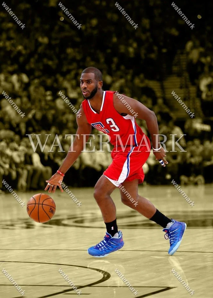Foto de holofote DQ685 Chris Paul Los Angeles Clippers 8x10 11x14 16x20 - Imagem 1 de 1