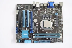 Asus P8B75-M LE Mainboard LGA1155 SATA3 USB3 DDR3 Bundle m. CPU RAM Zub. #8244 - Bild 1 von 4