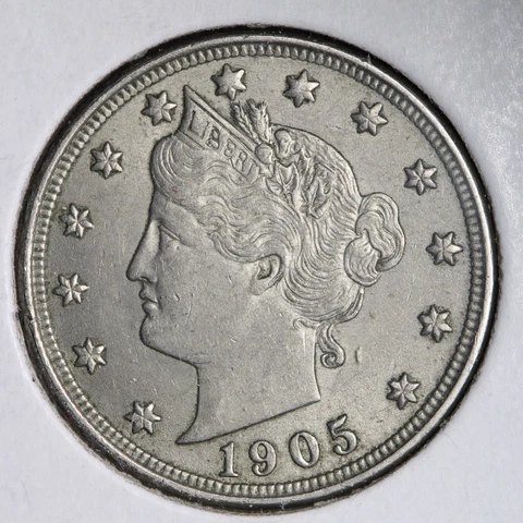 1905 Liberty V Nickel CHOICE UNC *UNCIRCULATED* MS E145 WHL Cover