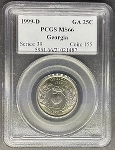 1999-D Georgia Quarter PCGS MS-66, Buy 3 Items, Get $5 Off!! - Picture 1 of 2