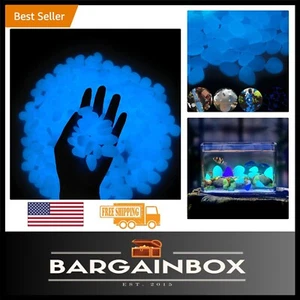Transform Your Garden with 300 Blue Glow in the Dark Pebbles - Safe & Non-Toxic - Picture 1 of 9